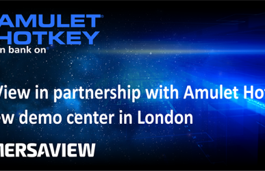 Amulet Hotkey partner with ImmersaView and open new demonstration facilities in the City of London for innovative video wall and control room solutions